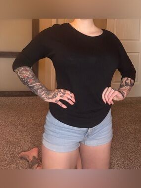 3/$20 Ann Taylor black blouse